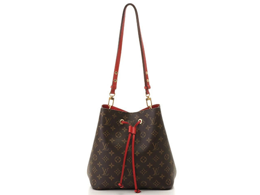 LOUIS VUITTON Neo Noe Shoulder Bag Monogram Coquelicot Red